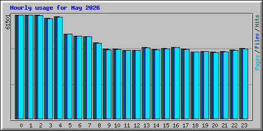 Hourly usage for May 2026